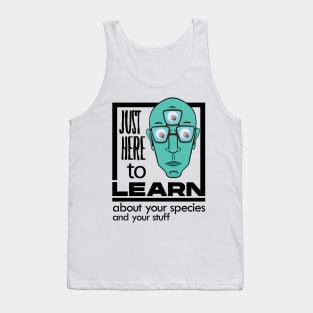 Extraterrestrial alien student/graduate Tank Top